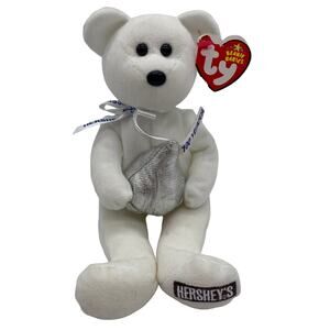 Ty Beanie Babies Hugsy Walgreen's Exclusive Hershey's Bear STAINED